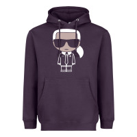 Plum KARLS LAGERFELDS Heavyweight Hoodie - Craftify