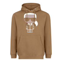 Toasted Coconut KARLS LAGERFELDS Heavyweight Hoodie - Craftify