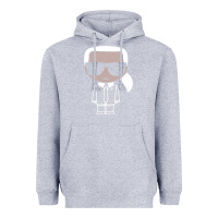 Heather Grey KARLS LAGERFELDS Heavyweight Hoodie - Craftify