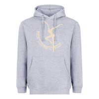 Heather Grey dancing pose Heavyweight Hoodie - Craftify