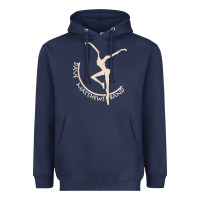 Navy dancing pose Heavyweight Hoodie - Craftify