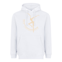 White dancing pose Heavyweight Hoodie - Craftify