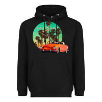 Black karmann ghia sunset palm love quote Heavyweight Hoodie - Craftify