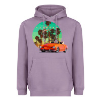 Lavender karmann ghia sunset palm love quote Heavyweight Hoodie - Craftify