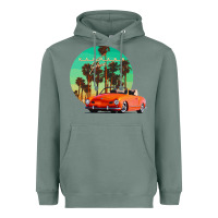 Sage karmann ghia sunset palm love quote Heavyweight Hoodie - Craftify