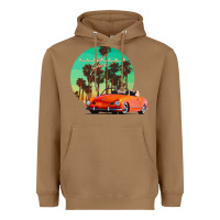 Toasted Coconut karmann ghia sunset palm love quote Heavyweight Hoodie - Craftify