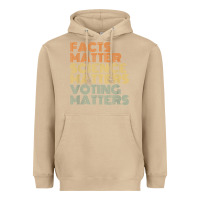 Mushroom facts matter science matters voting matters liberal democrat t shirt c Heavyweight Hoodie - Craftify