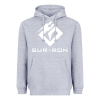 Heather Grey sur ron 3 wht music Heavyweight Hoodie - Craftify