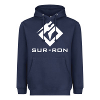 Navy sur ron 3 wht music Heavyweight Hoodie - Craftify