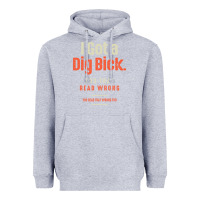 Heather Grey I Got a Dig Bick Funny Sarcastic Humor Heavyweight Hoodie - Craftify