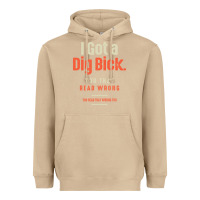 Mushroom I Got a Dig Bick Funny Sarcastic Humor Heavyweight Hoodie - Craftify