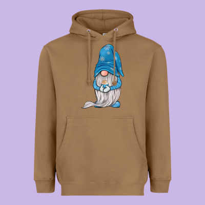Winter Gnome Heavyweight Hoodie Designed By Jahusdesignshop