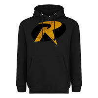Black Robin Heavyweight Hoodie - Craftify