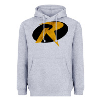 Heather Grey Robin Heavyweight Hoodie - Craftify