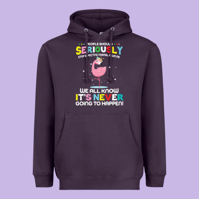 People Should Seriously Stop Expecting Normal From Me Heavyweight Hoodie Designed By Craftify