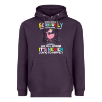 Plum people should seriously stop expecting normal from me Heavyweight Hoodie - Craftify