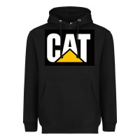 Black cat Heavyweight Hoodie - Craftify