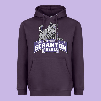 University Of Scranton Heavyweight Hoodie Designed By Craftify