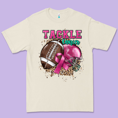 Tackle Cancer Premium Tee Designed By Howdyjamesfarm