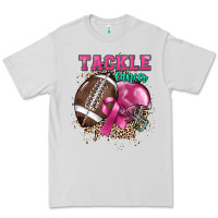 Dove Grey Tackle Cancer Premium Tee - HowdyJamesFarm