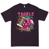 Plum Tackle Cancer Premium Tee - HowdyJamesFarm