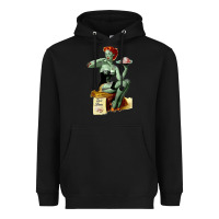 Black Zombie Pin Up Girl Halloween Heavyweight Hoodie - Craftify