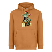 Meerkat Zombie Pin Up Girl Halloween Heavyweight Hoodie - Craftify