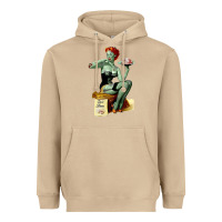 Mushroom Zombie Pin Up Girl Halloween Heavyweight Hoodie - Craftify