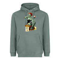 Sage Zombie Pin Up Girl Halloween Heavyweight Hoodie - Craftify