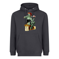 Smoke Zombie Pin Up Girl Halloween Heavyweight Hoodie - Craftify