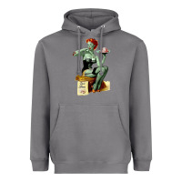 Storm Zombie Pin Up Girl Halloween Heavyweight Hoodie - Craftify