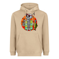 Mushroom skeleton fishing lover moon halloween costume fish Heavyweight Hoodie - Craftify
