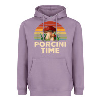 Lavender vintage sunset porcini mushroom hunting boletus edulis t shirt Heavyweight Hoodie - Craftify