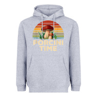 Heather Grey vintage sunset porcini mushroom hunting boletus edulis t shirt Heavyweight Hoodie - Craftify
