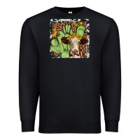 Black cactus hereford coaster Premium Sweatshirt - JahusDesignShop