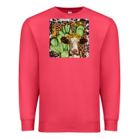 Cardinal cactus hereford coaster Premium Sweatshirt - JahusDesignShop