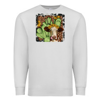 Dove Grey cactus hereford coaster Premium Sweatshirt - JahusDesignShop