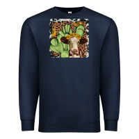 Navy cactus hereford coaster Premium Sweatshirt - JahusDesignShop