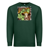Sports Green cactus hereford coaster Premium Sweatshirt - JahusDesignShop