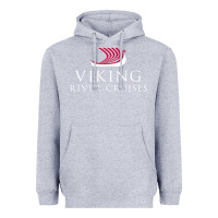 Heather Grey Luxury Cruises-Viking River Heavyweight Hoodie - Craftify