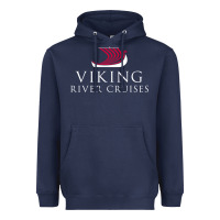 Navy Luxury Cruises-Viking River Heavyweight Hoodie - Craftify