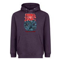 Plum Morbid Angel - Altars of Madness Old School US Death Metal Heavyweight Hoodie - Craftify