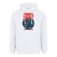White Morbid Angel - Altars of Madness Old School US Death Metal Heavyweight Hoodie - Craftify