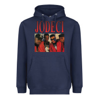 Navy JODECI 90S RB FUNK THROWBACK Heavyweight Hoodie - Craftify
