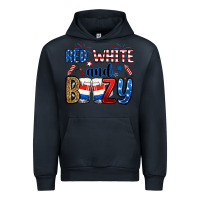 Navy red white and boozy Urban Hoodie - RanaPortraitStore