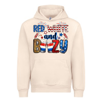 Sandshell red white and boozy Urban Hoodie - RanaPortraitStore
