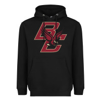 Black boston college Heavyweight Hoodie - Craftify