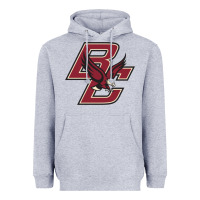 Heather Grey boston college Heavyweight Hoodie - Craftify