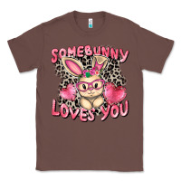 Chestnut Somebunny loves you Easter Day Classic Tee - CowGirlArtShop