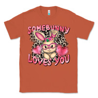Copper Somebunny loves you Easter Day Classic Tee - CowGirlArtShop